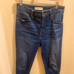 Madewell Curvy High-Rise Skinny Jeans in Lanette Wash size 29
